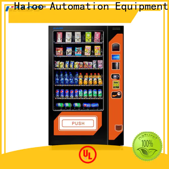 Haloo combo vending machines customized for food