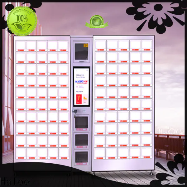 Haloo food vending machines design for drinks