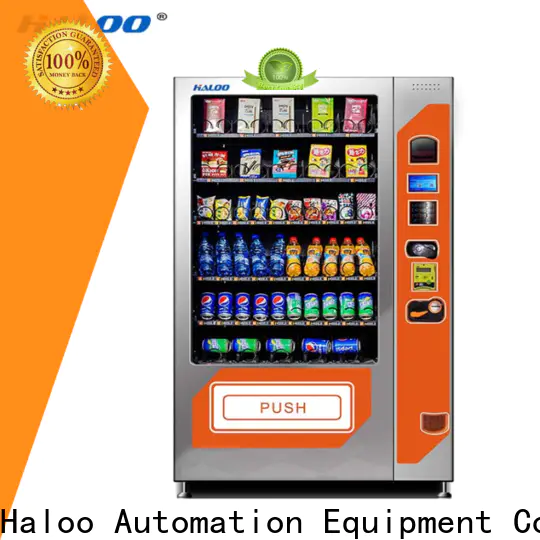 Haloo combo vending machines factory direct supply for food