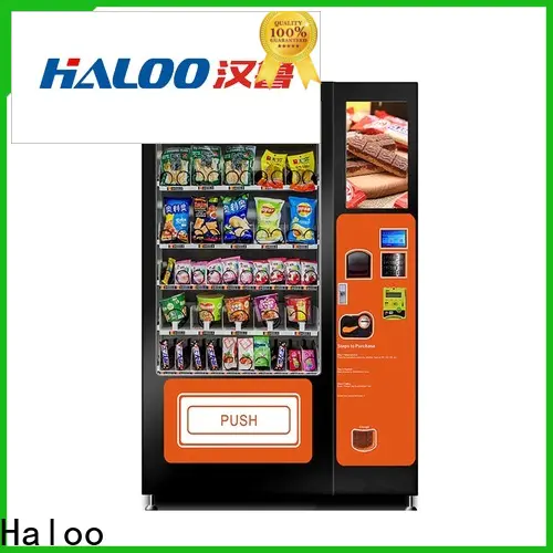 Haloo healthy vending machines design for shopping mall