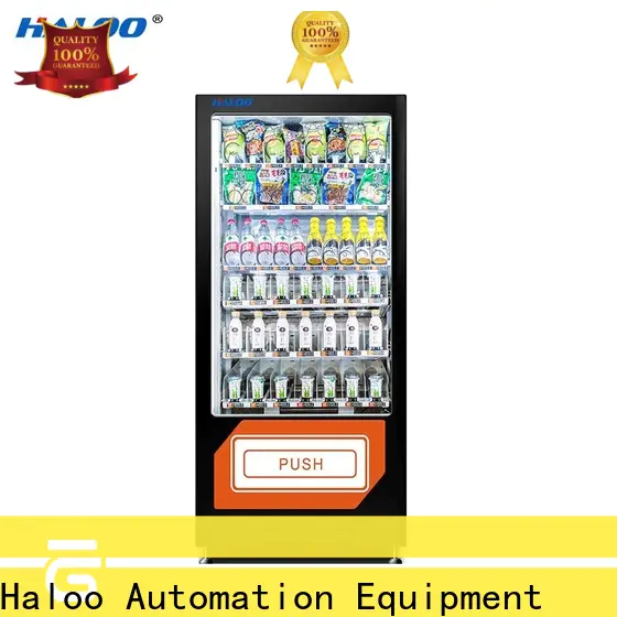 Haloo convenient coke vending machinee manufacturer for drinks