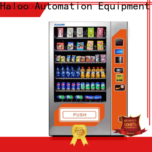 Haloo custom soda snack vending customized for snack