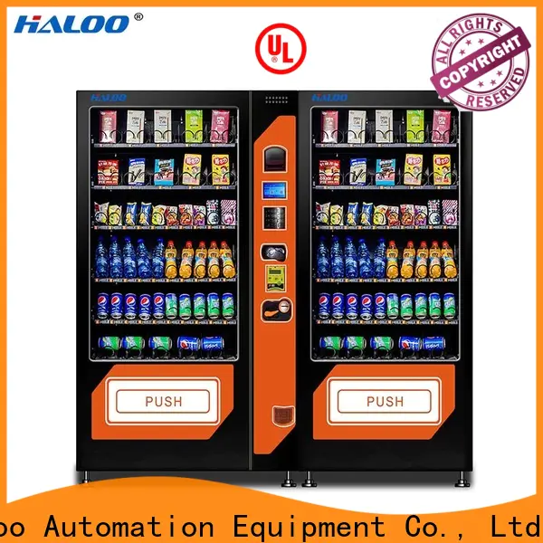 Haloo latest combo vending machines design for food