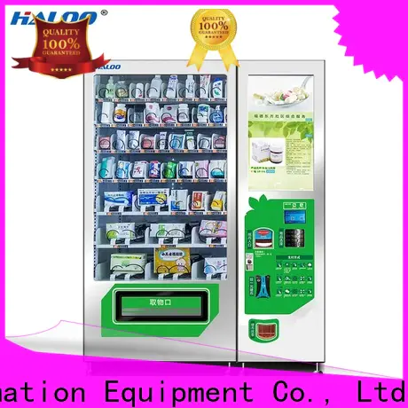 Haloo cost-effective soda vending machine factory for merchandise