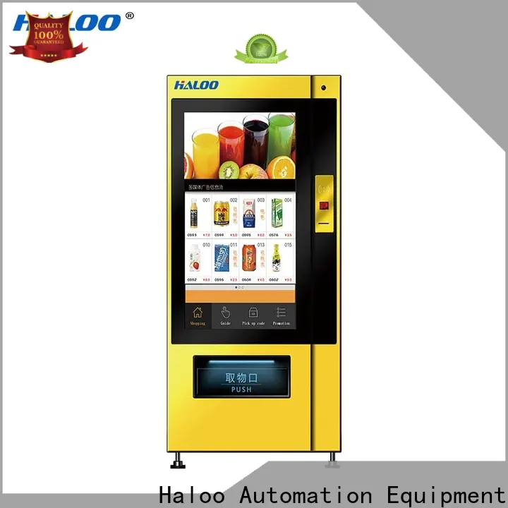 Haloo smart snack vending machine wholesale for merchandise