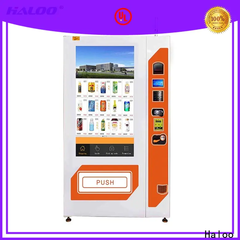 Haloo touch screen medicine vending machine design for shopping mall