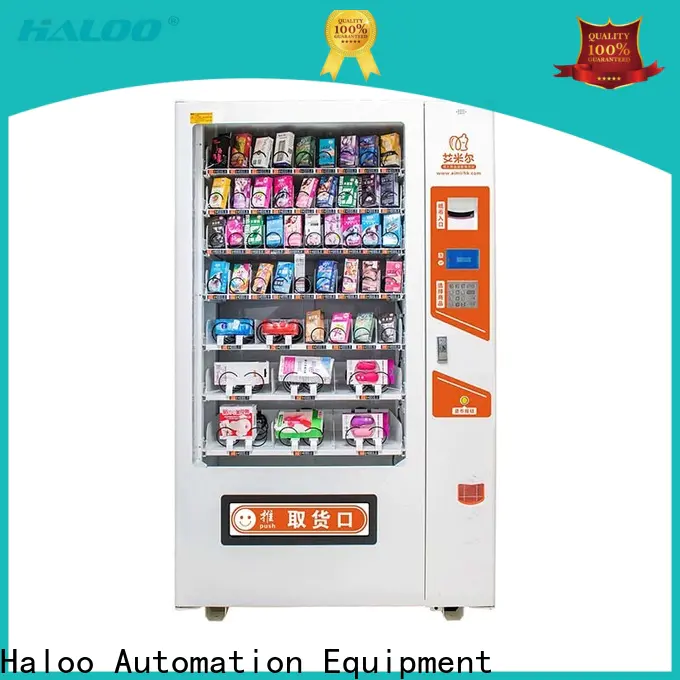 Haloo GPRS remote manage condom vending directly sale for shopping mall