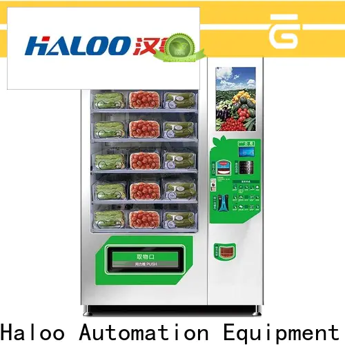 Haloo automatic fruit vending machine manufacturer for drinks
