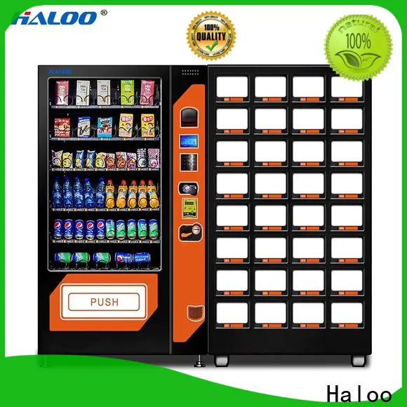 Haloo top beverage vending machine with good price for snack