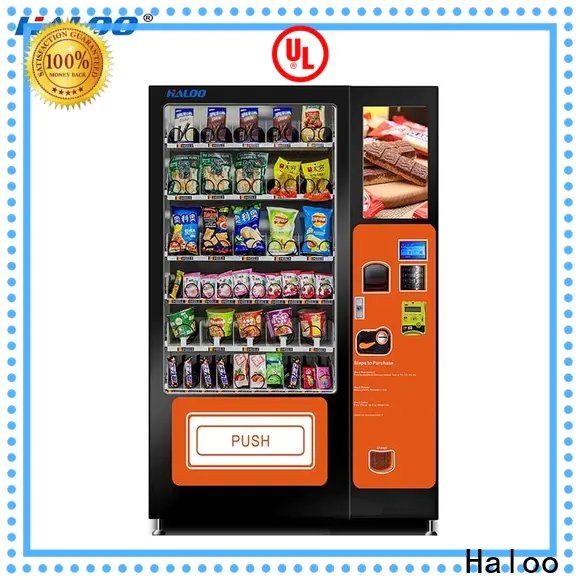 Haloo anti-theft soda vending machine design for merchandise