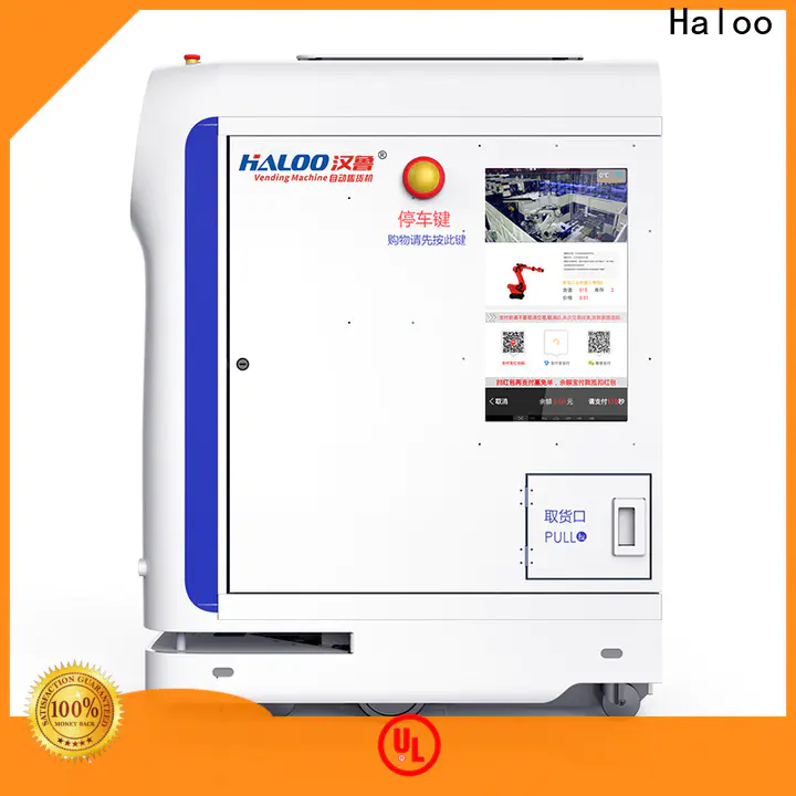 Haloo touch screen vending kiosk manufacturer for lucky box gift