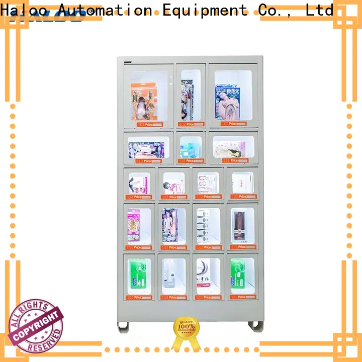 Haloo automatic candy vending machine series for adult toys