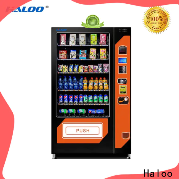 Haloo latest cold drink vending machine factory direct supply for snack