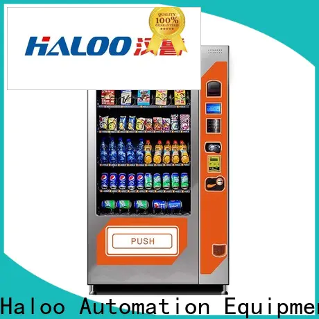Haloo cold drink vending machine factory direct supply for snack