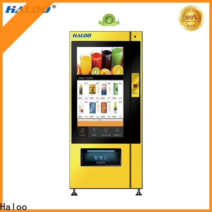 Haloo drink vending machine factory for merchandise