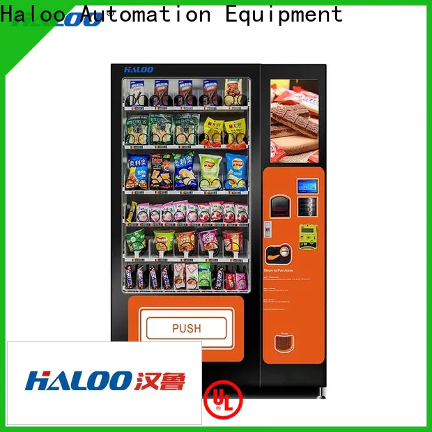 Haloo snack vending machine factory