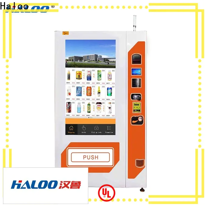 Haloo soda vending machine manufacturer for shopping mall