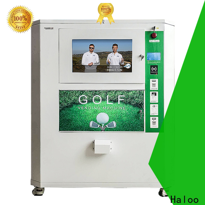 Haloo automatic lucky box vending machine design for garbage cycling