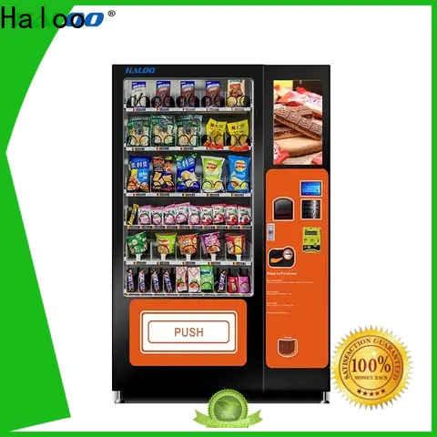 Haloo touch screen drink vending machine manufacturer for merchandise