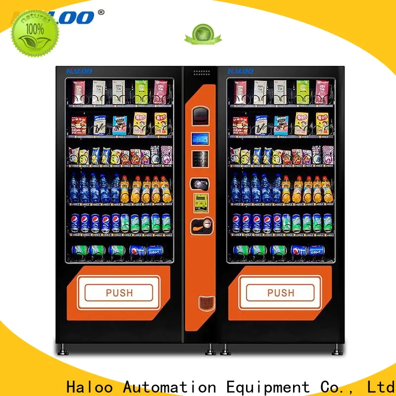 Haloo cold drink vending machine factory direct supply for drink