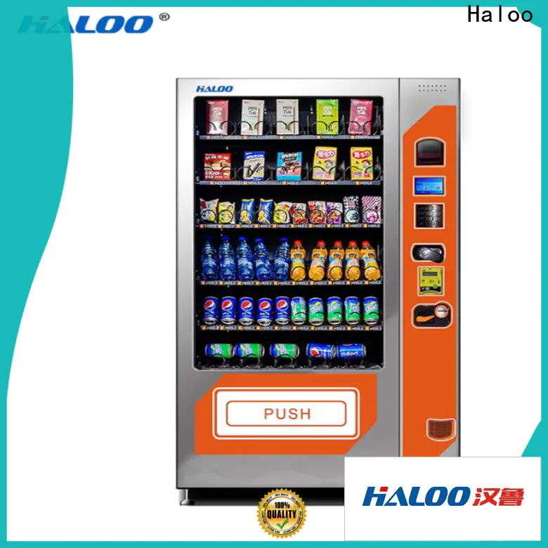 Haloo coffee vending machine factory direct supply for snack
