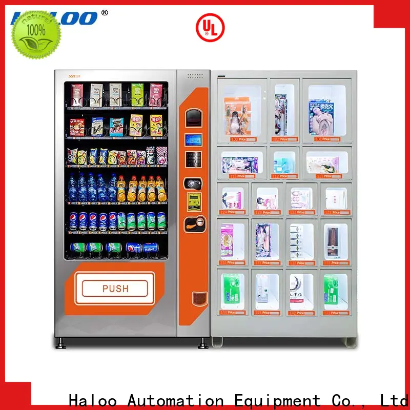 Haloo condom machine directly sale for shopping mall