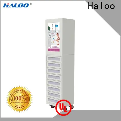 Haloo touch screen cigarette vending machine manufacturer for garbage cycling
