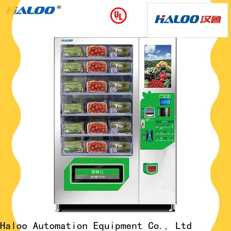 Haloo durable fruit vending machine factory for red wine