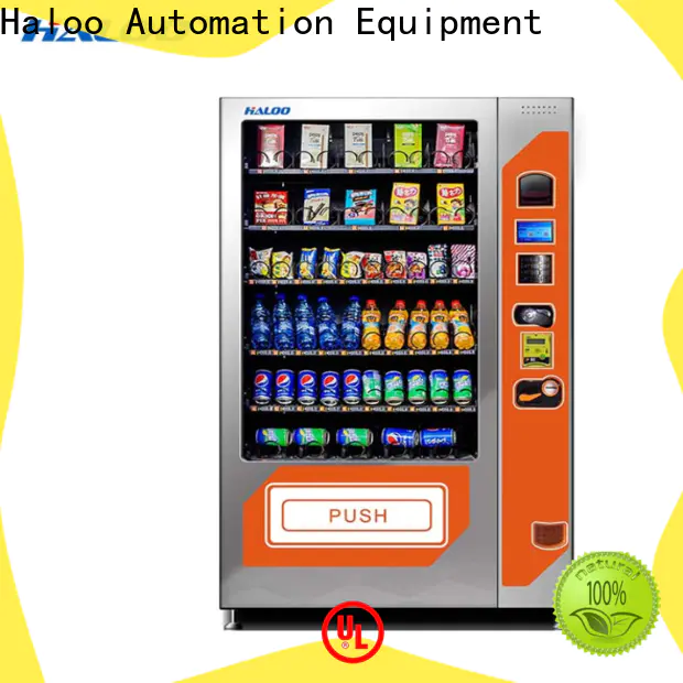 Haloo best cold drink vending machine design for food