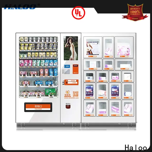 Haloo 24-hour condom vending machine customized for shopping mall