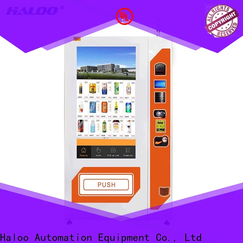 Haloo cost-effective snack vending machine wholesale for merchandise