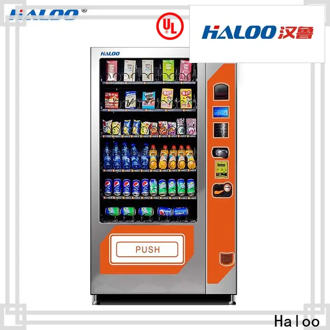 Haloo new soda snack vending manufacturer for snack