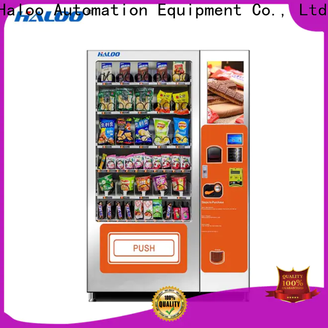 Haloo new coffee vending machine with good price for snack