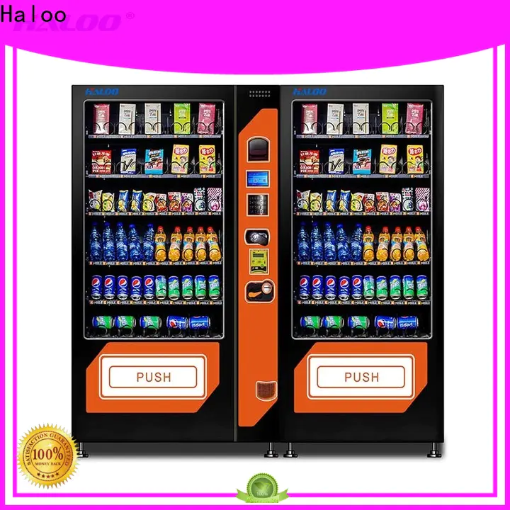 Haloo high-quality combo vending machines customized for drink