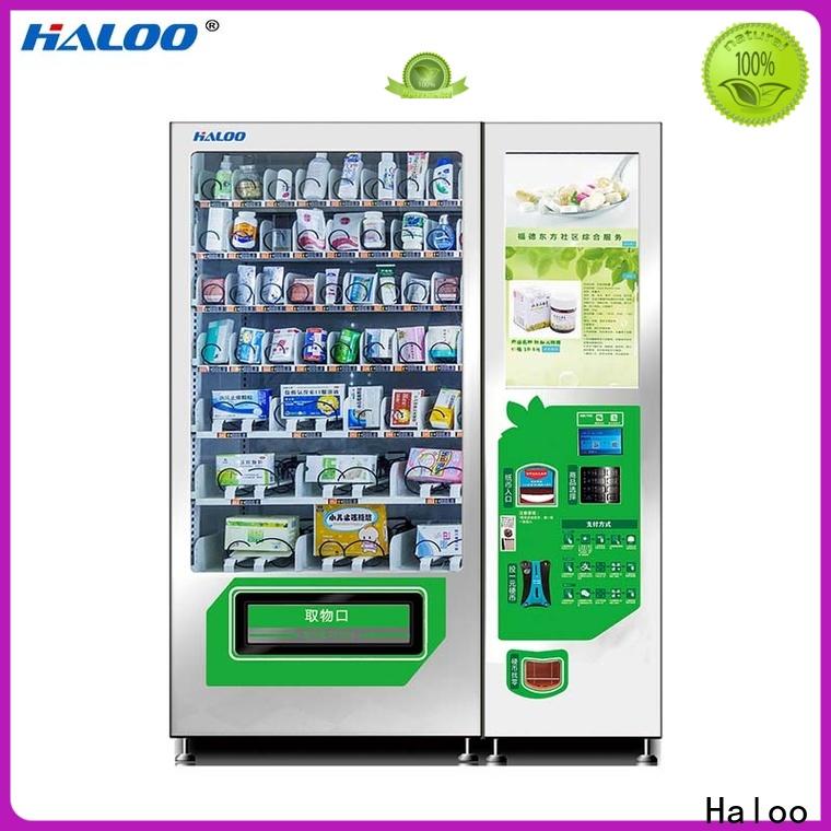 Haloo convenient healthy vending machines wholesale for merchandise