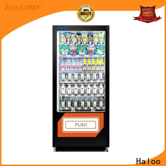 Haloo power-off protection candy vending machine supplier for drinks