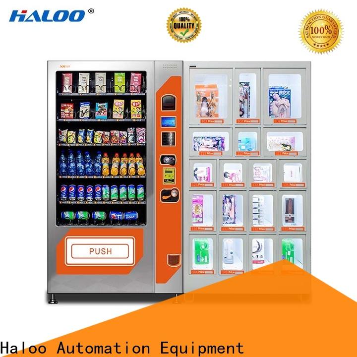 Haloo high quality condom vending machine supplier for adults
