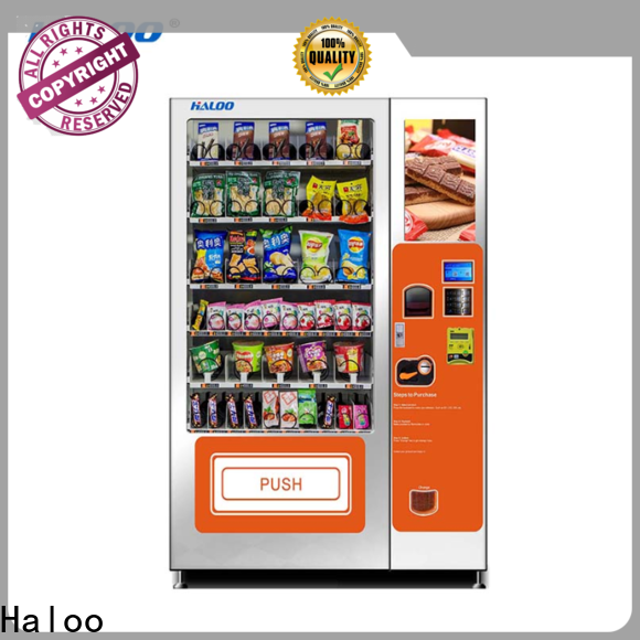 Haloo high-quality combo vending machines design for food