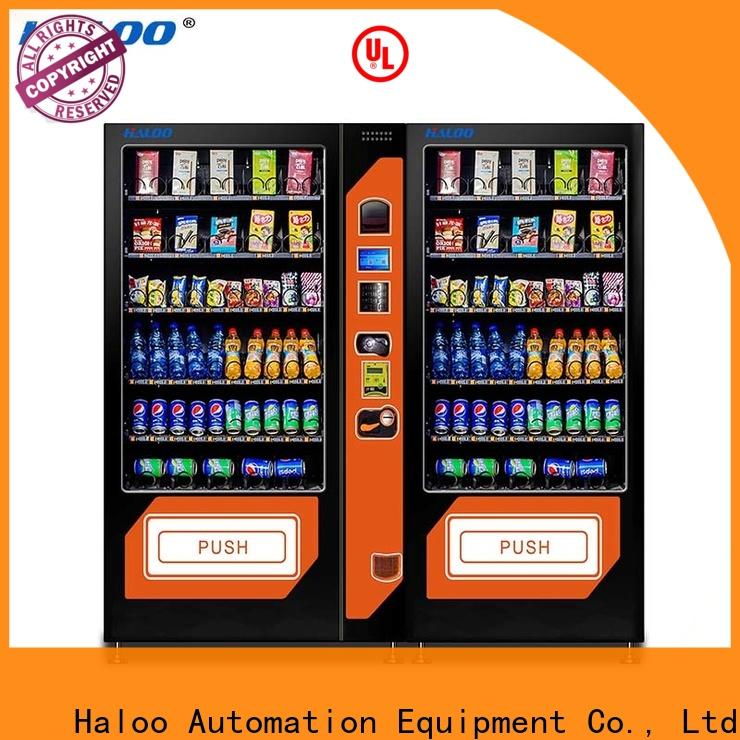 Haloo latest tea vending machine manufacturer for snack