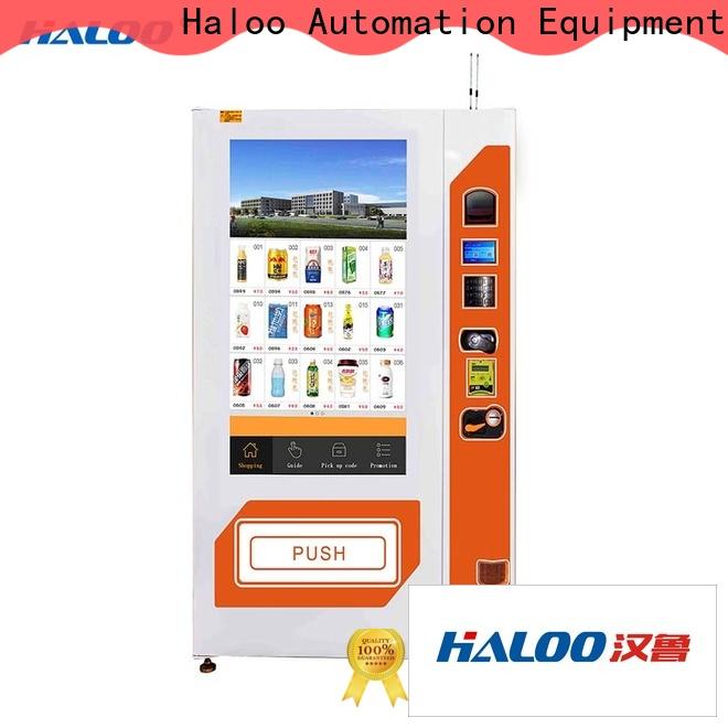 Haloo high capacity soda vending machine factory for shopping mall