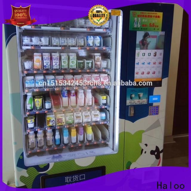Haloo power-off protection snack and drink vending machines for sale manufacturer