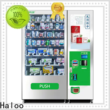 Haloo snack and drink vending machines for sale manufacturer