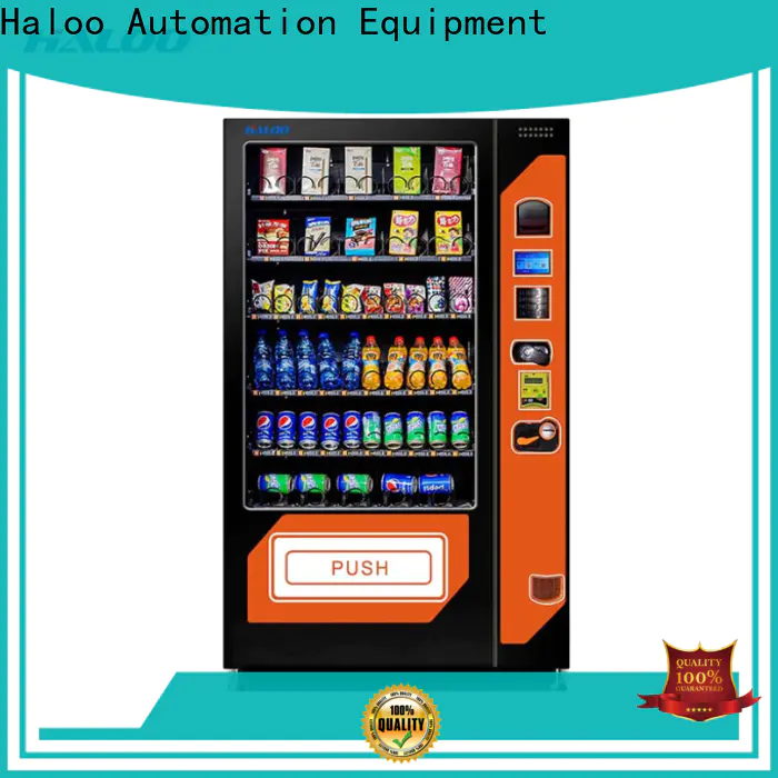 Haloo best soda snack vending manufacturer for food