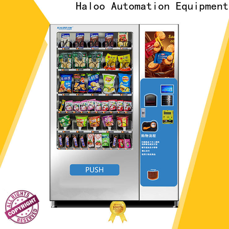 Haloo snack and drink vending machines for sale design