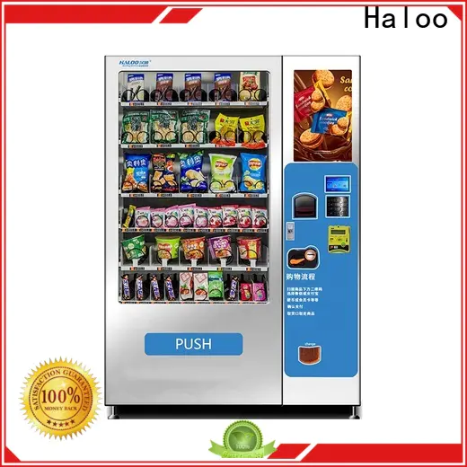 Haloo snack and drink vending machine wholesale