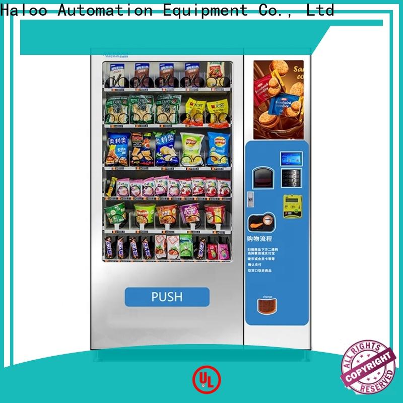 Haloo high capacity soda and snack vending machine manufacturer