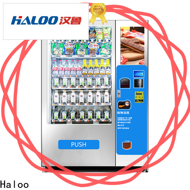 Haloo automatic soda and snack vending machine supplier