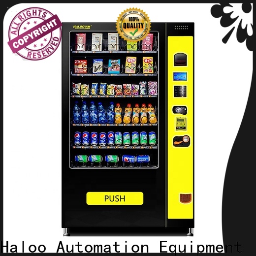 Haloo high quality snack and drink vending machines for sale design