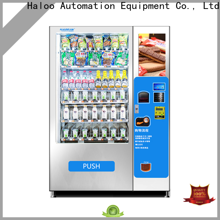 Haloo convenient soda and snack vending machine manufacturer