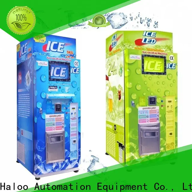 Haloo ice cream vending machine for sale supplier